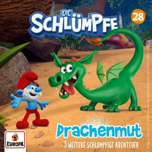 Tonie-Figur Folge 28: Drachenmut aus der Serie Die Schlümpfe