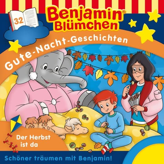 Tonie-Figur Der Herbst ist da aus der Serie Benjamin Blümchen Gute-Nacht-Geschichten