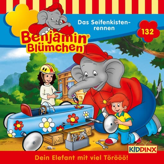 Tonie-Figur Das Seifenkistenrennen aus der Serie Benjamin Blümchen