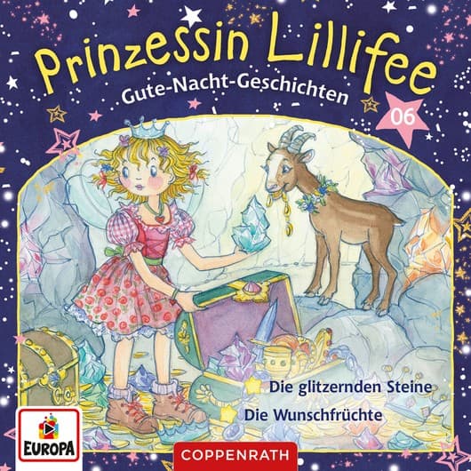 Tonie-Figur Gute-Nacht-Geschichten Folge 11+12: Die glitzernden Steine / Die Wunschfrüchte aus der Serie Prinzessin Lillifee