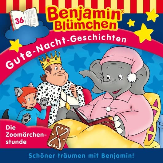 Tonie-Figur Benjamin Blümchen, Gute-Nacht-Geschichten, Folge 36: Die Zoomärchenstunde aus der Serie Benjamin Blümchen