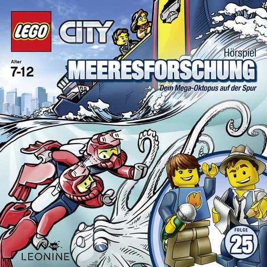 Tonie-Figur Folge 25: Dem Mega-Oktopus auf der Spur aus der Serie LEGO City