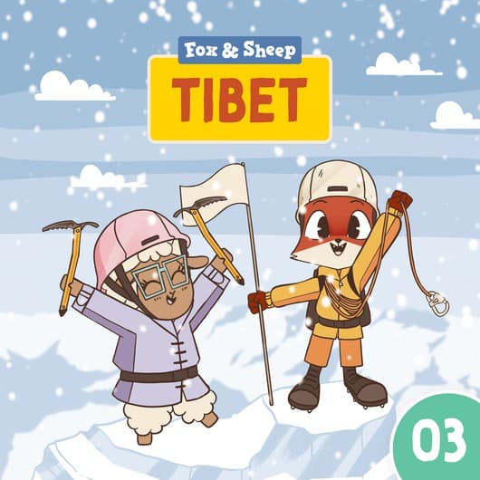 Tonie-Figur Tibet aus der Serie Rund um die Welt mit Fuchs und Schaf