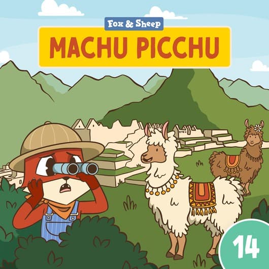 Tonie-Figur Machu Picchu aus der Serie Rund um die Welt mit Fuchs und Schaf