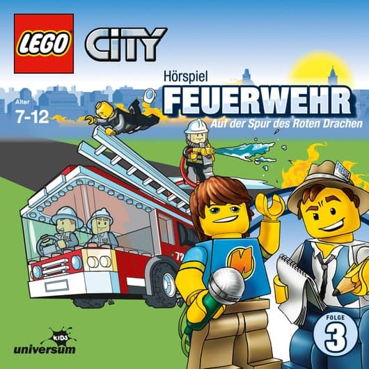 Tonie-Figur Folge 3 - Feuerwehr - Auf der Spur des Roten Drachen aus der Serie LEGO City