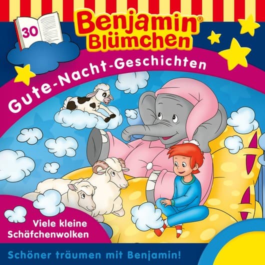 Tonie-Figur Viele kleine Schäfchenwolken aus der Serie Benjamin Blümchen Gute-Nacht-Geschichten