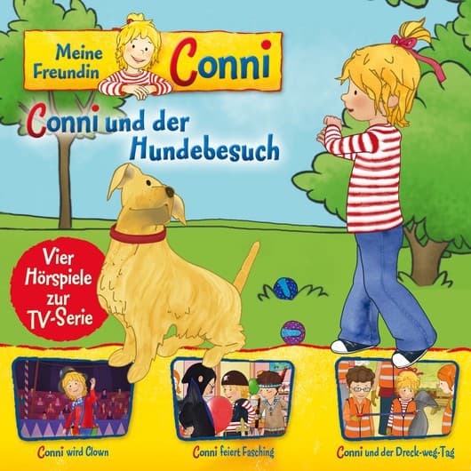 Tonie-Figur Conni und der Hundebesuch / Conni wird Clown / Conni feiert Fasching / Conni und der Dreck-weg-Tag (Vier Hörspiele zur TV-Serie) aus der Serie Meine Freundin Conni