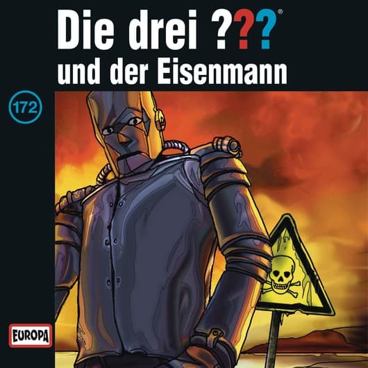 Tonie-Figur und der Eisenmann aus der Serie Die drei ???