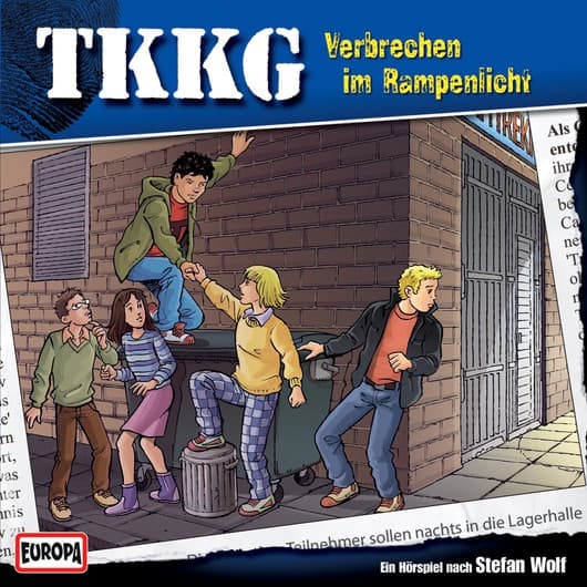 Tonie-Figur Verbrechen im Rampenlicht aus der Serie TKKG