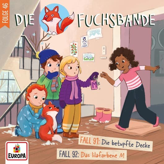Tonie-Figur Folge 46: Fall 91: Die betupfte Decke/Fall 92: Das lilafarbene M aus der Serie Die Fuchsbande