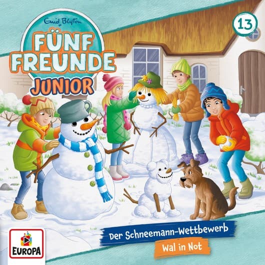 Tonie-Figur Folge 13: Der Schneemann-Wettbewerb/Wal in Not aus der Serie Fünf Freunde Junior