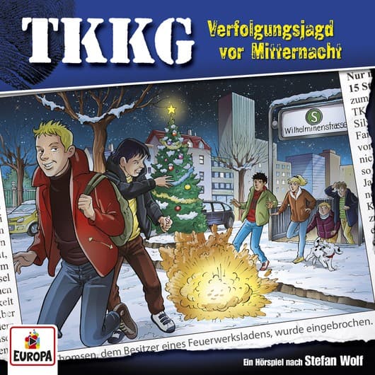 Tonie-Figur Verfolgungsjagd vor Mitternacht aus der Serie TKKG
