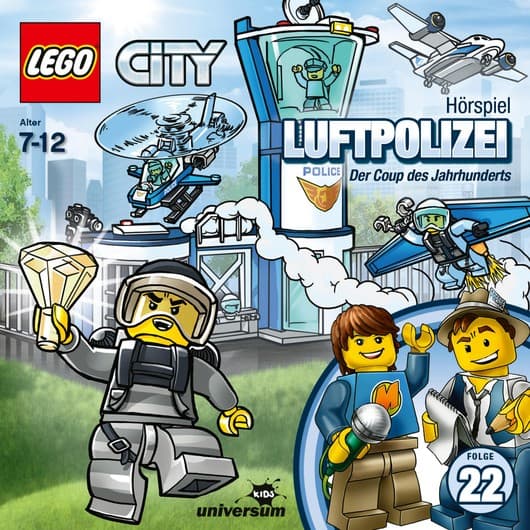 Tonie-Figur Folge 22 - Luftpolizei - Der Coup des Jahrhunderts aus der Serie LEGO City