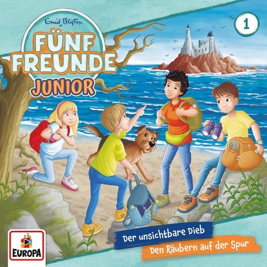 Tonie-Figur Folge 1: Der unsichtbare Dieb/Den Räubern auf der Spur aus der Serie Fünf Freunde Junior