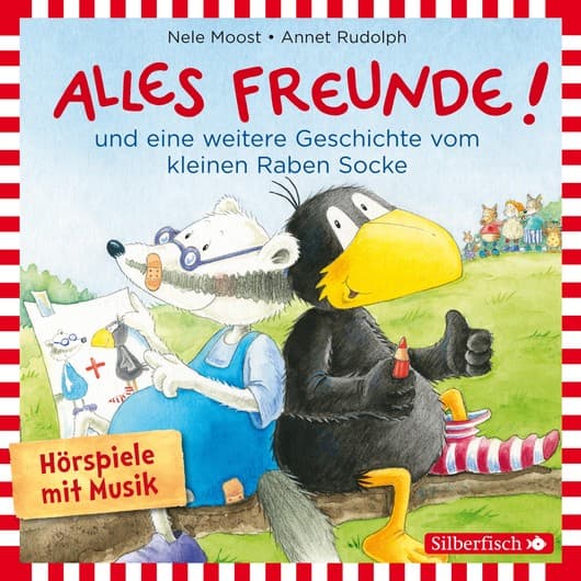 Tonie-Figur Alles Freunde!, Alles wieder gut! aus der Serie Der kleine Rabe Socke