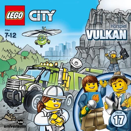 Tonie-Figur Folge 17 - Vulkan - Am feuerspeienden Berg aus der Serie LEGO City