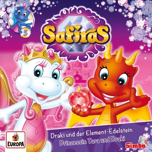 Tonie-Figur Draki und der Element-Edelstein / Prinzessin Tara und Draki aus der Serie Safiras