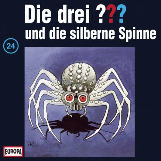 Tonie-Figur und die silberne Spinne aus der Serie Die drei ???