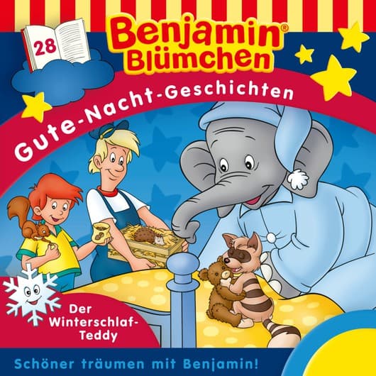 Tonie-Figur Der Winterschlaf-Teddy aus der Serie Benjamin Blümchen Gute-Nacht-Geschichten