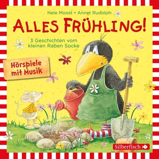 Tonie-Figur Alles Frühling!: Alles Freunde!, Alles wächst!, Alles gefärbt! aus der Serie Der kleine Rabe Socke
