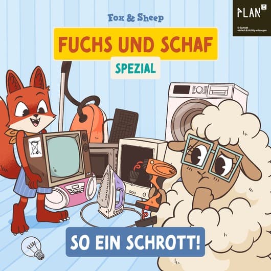Tonie-Figur SPEZIAL: So ein Schrott! aus der Serie Rund um die Welt mit Fuchs und Schaf