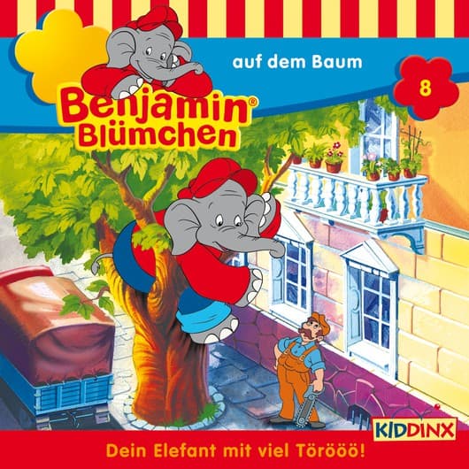 Tonie-Figur auf dem Baum aus der Serie Benjamin Blümchen