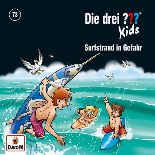 Tonie-Figur Surfstrand in Gefahr aus der Serie Die drei ??? Kids