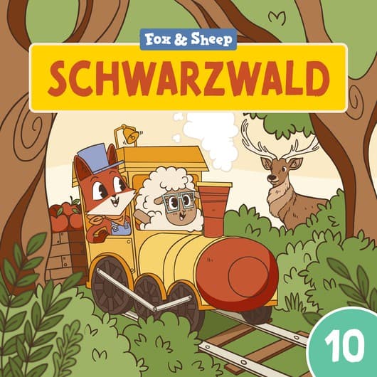 Tonie-Figur Schwarzwald aus der Serie Rund um die Welt mit Fuchs und Schaf