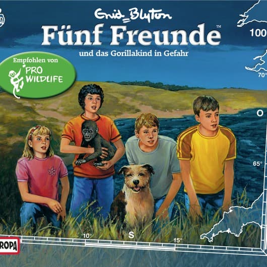 Tonie-Figur und das Gorillakind in Gefahr aus der Serie Fünf Freunde