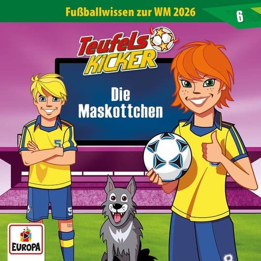 Tonie-Figur WM 2026-Wissen 06 - Die Maskottchen aus der Serie Teufelskicker