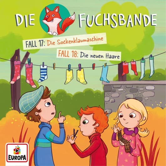 Tonie-Figur Fall 17: Die Sockenklaumaschine / Fall 18: Die neuen Haare aus der Serie Die Fuchsbande