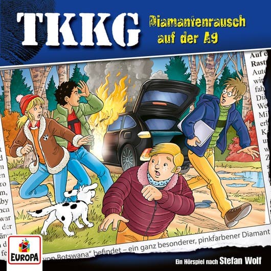Tonie-Figur Diamantenrausch auf der A9 aus der Serie TKKG