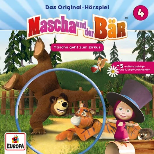 Tonie-Figur Mascha geht zum Zirkus aus der Serie Mascha und der Bär