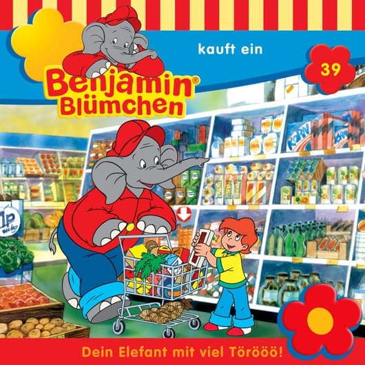Tonie-Figur kauft ein aus der Serie Benjamin Blümchen