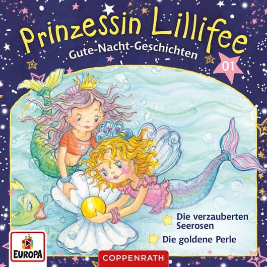 Tonie-Figur Gute-Nacht-Geschichten Folge 01+02: Die verzauberten Seerosen / Die goldene Perle aus der Serie Prinzessin Lillifee