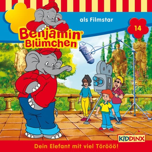 Tonie-Figur als Filmstar aus der Serie Benjamin Blümchen