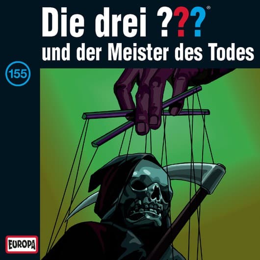 Tonie-Figur und der Meister des Todes aus der Serie Die drei ???