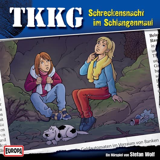 Tonie-Figur Schreckensnacht im Schlangenmaul aus der Serie TKKG