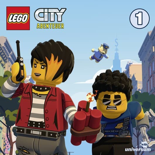 Tonie-Figur Folgen 1-5: Helden und Räuber aus der Serie LEGO City Abenteuer