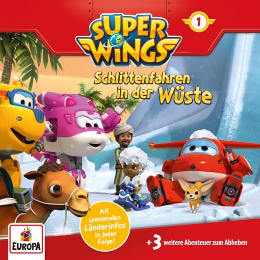 Tonie-Figur Schlittenfahren in der Wüste aus der Serie Super Wings