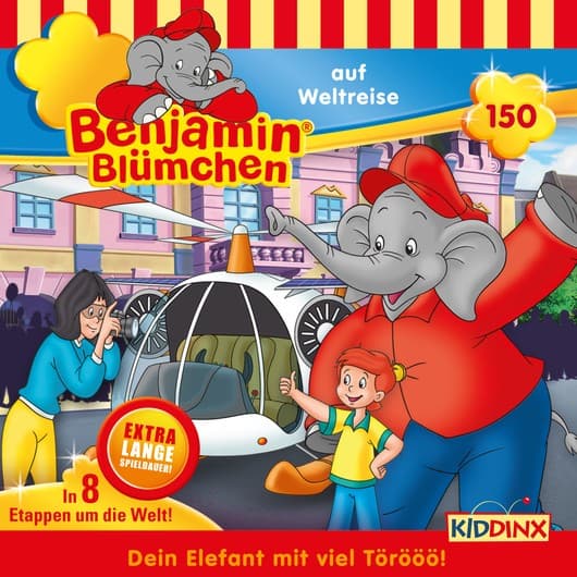 Tonie-Figur auf Weltreise aus der Serie Benjamin Blümchen