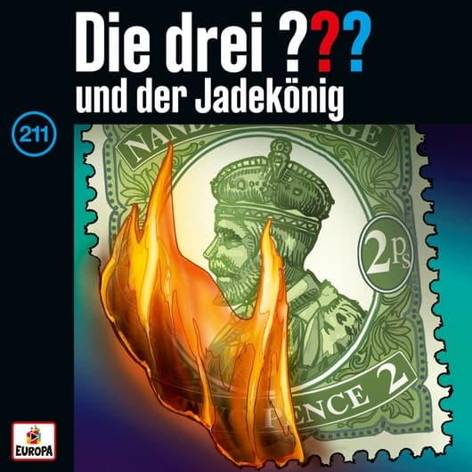 Tonie-Figur und der Jadekönig aus der Serie Die drei ???