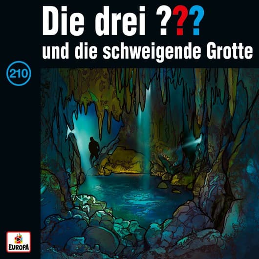 Tonie-Figur und die schweigende Grotte aus der Serie Die drei ???