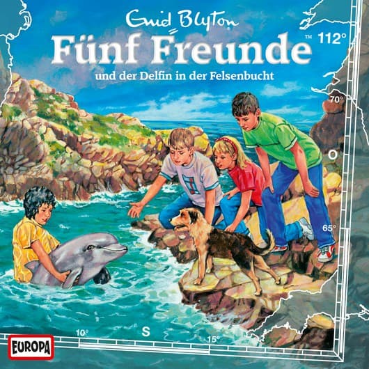 Tonie-Figur und der Delfin in der Felsenbucht aus der Serie Fünf Freunde