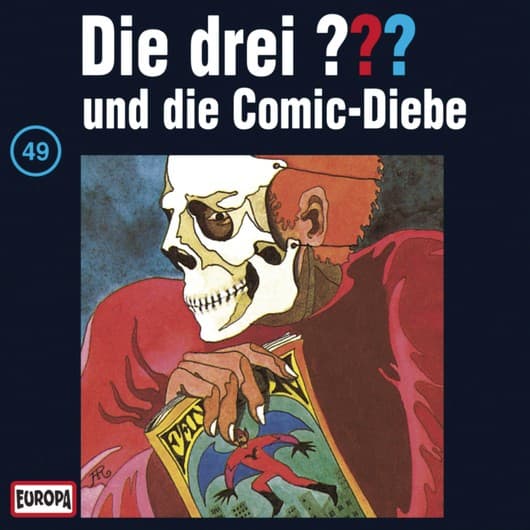 Tonie-Figur und die Comic-Diebe aus der Serie Die drei ???