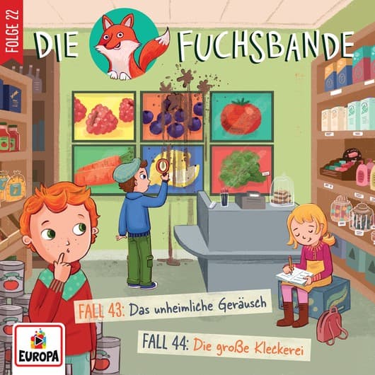 Tonie-Figur Fall 43: Das unheimliche Geräusch / Fall 44: Die große Kleckerei aus der Serie Die Fuchsbande