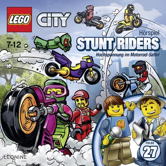 Tonie-Figur Folge 27: Hochspannung im Motorrad-Sattel aus der Serie LEGO City