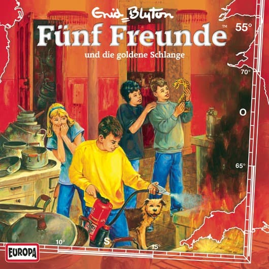 Tonie-Figur und die goldene Schlange aus der Serie Fünf Freunde