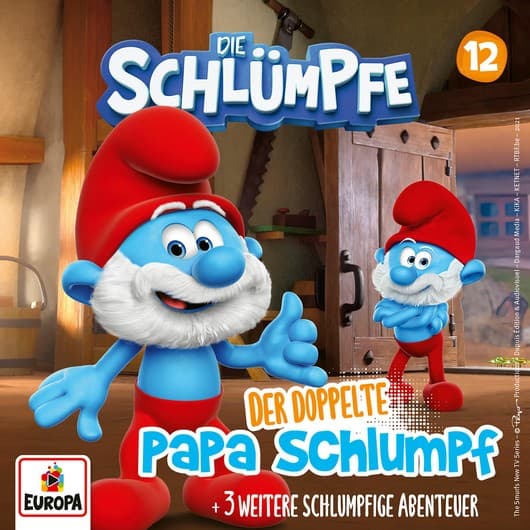 Tonie-Figur Folge 12: Der doppelte Papa Schlumpf aus der Serie Die Schlümpfe