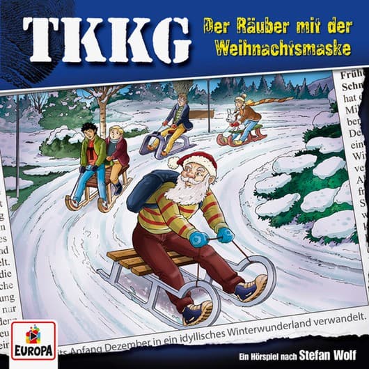 Tonie-Figur Der Räuber mit der Weihnachtsmaske aus der Serie TKKG